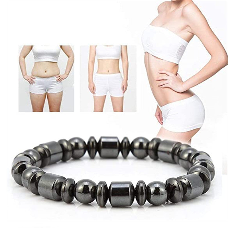 Bracelets magnétiques minceur pour femmes et hommes, pierre pentagramme, bracelets de magnétothérapie pour soulager la douleur et affiner la silhouette, bijoux de santé