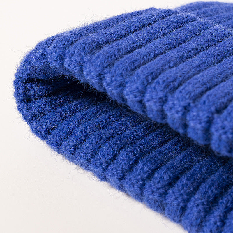 Bonnet de pêcheur court à revers tricoté pour homme et femme, chaud pour l'hiver