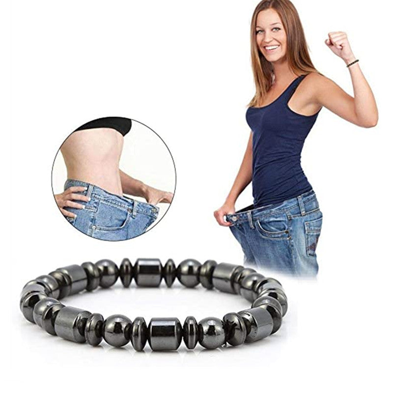 Bracelets magnétiques minceur pour femmes et hommes, pierre pentagramme, bracelets de magnétothérapie pour soulager la douleur et affiner la silhouette, bijoux de santé