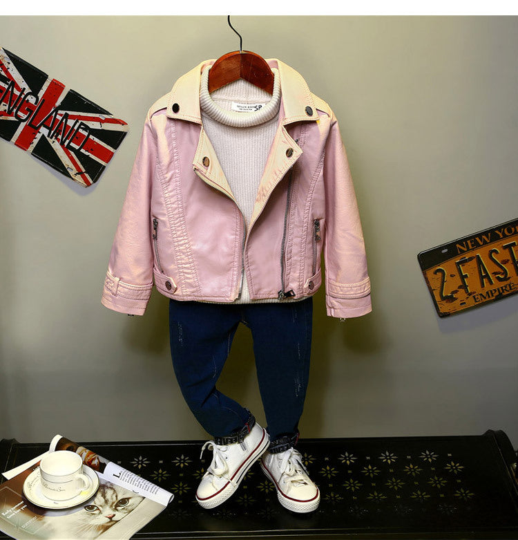 Veste à revers coréenne pour filles - Automne