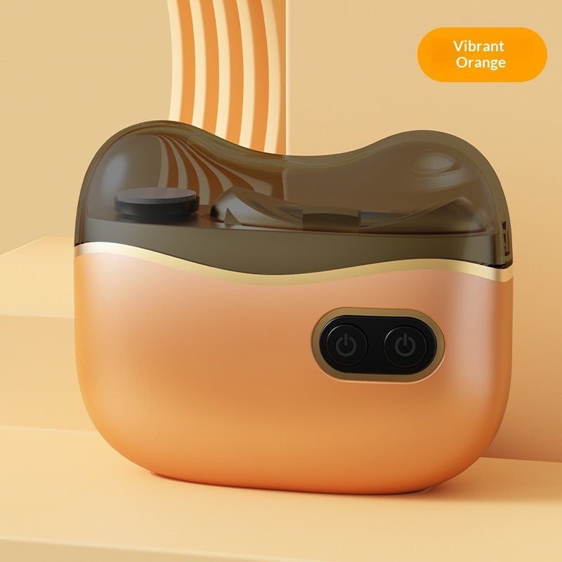 Coupe-ongles électrique portable et silencieux, sans fil et rechargeable, pour une utilisation à domicile. Conception sûre anti-pincement pour les ongles des mains et des pieds.