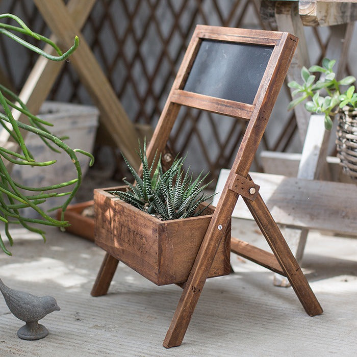 Jardinière en bois massif