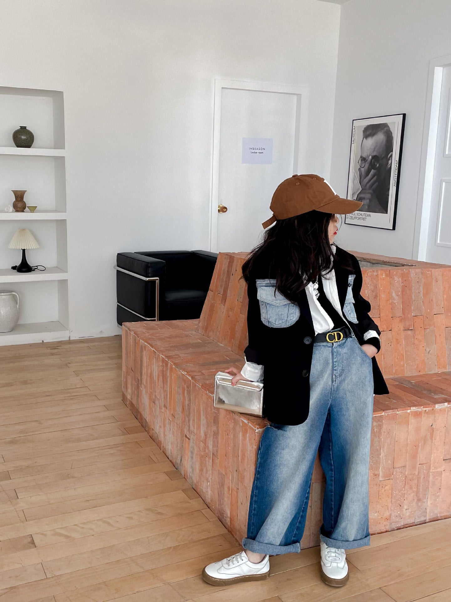 Jeans fille coupe droite dégradée