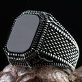 Bague turque rétro faite à la main, style vintage, double épée
