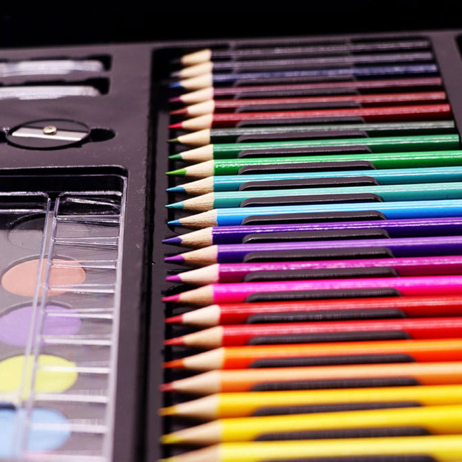 Coffret de peinture, fournitures scolaires, ensemble de pinceaux, coffret de pastels à l'huile, ensemble de stylos aquarelle