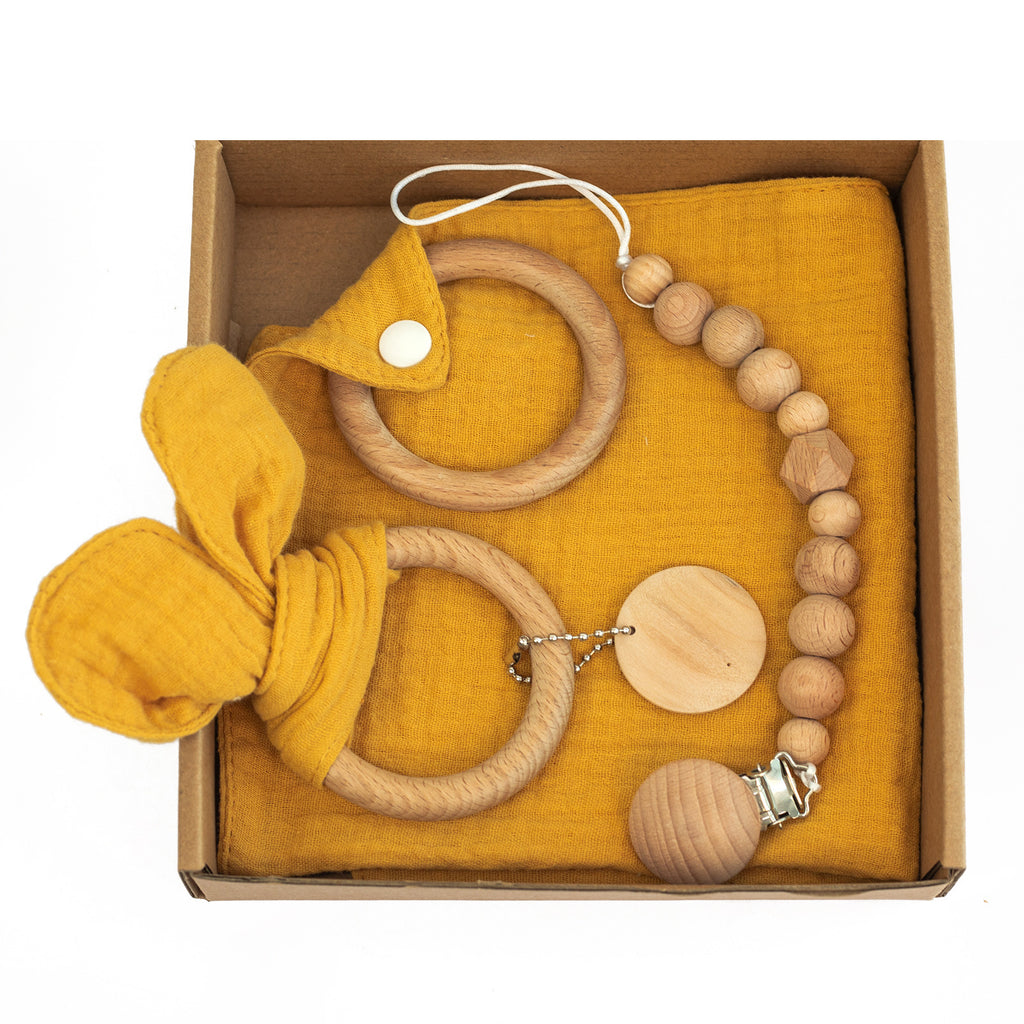 Coffret cadeau de jouets de dentition pour bébé