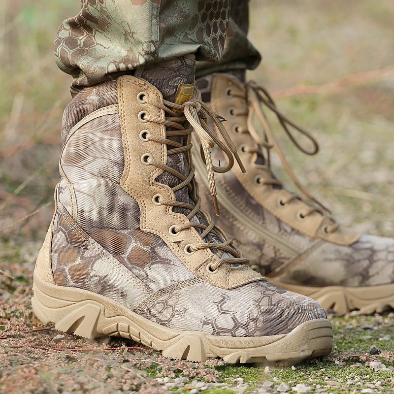 Combinaison unisexe spéciale d'extérieur à imprimé python camouflage