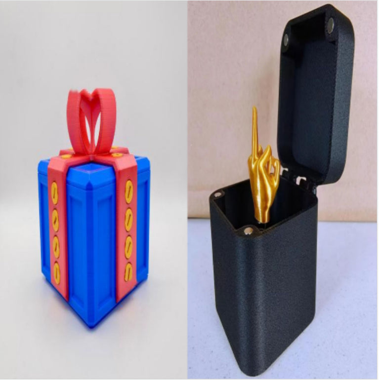 Boîte cadeau agaçante, boîte cadeau 3D amusante avec vis, boîte cadeau farce, boîte cadeau originale pour le Nouvel An