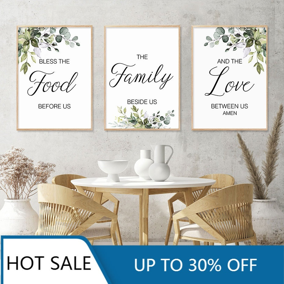 Peinture décorative murale minimaliste pour salon