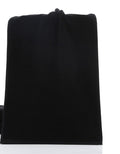 21 brins de serviettes en coton noir