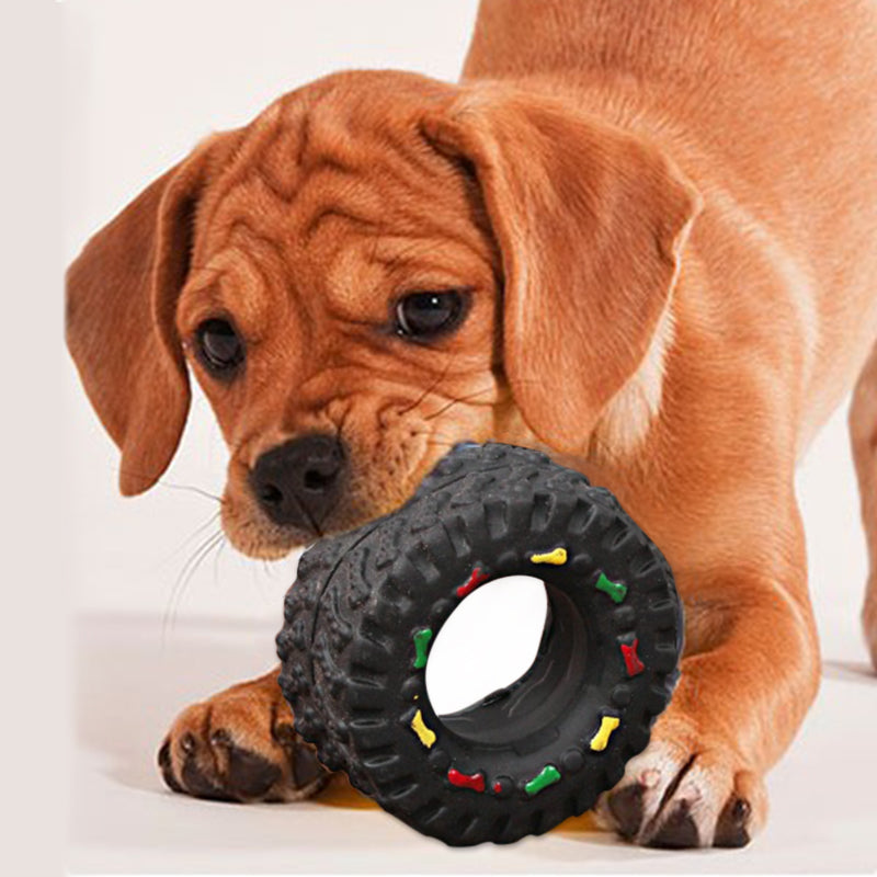 Jouets pour chiens à colle Small Tire Pet Vociations