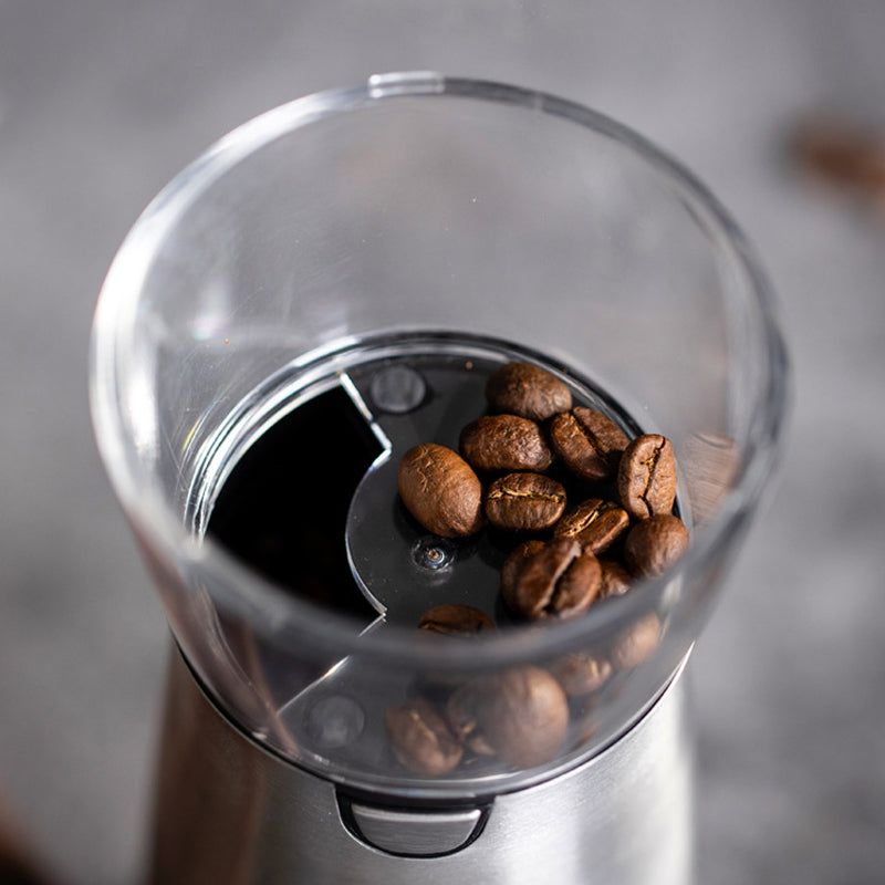 Moulin à café électrique en acier inoxydable, broyeur manuel réglable, machine à café, broyeur à grains de café, outil de cuisine