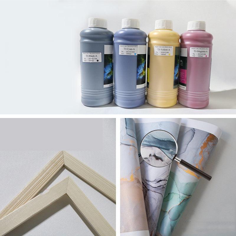 Peinture à l'huile représentant Jésus et les moutons - Cadeau de foi pour les chrétiens - Toile encadrée