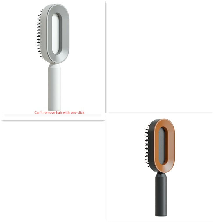 Brosse à cheveux autonettoyante pour femmes, nettoyage en une seule étape, anti-chute de cheveux, massage du cuir chevelu par airbag, peigne antistatique.
