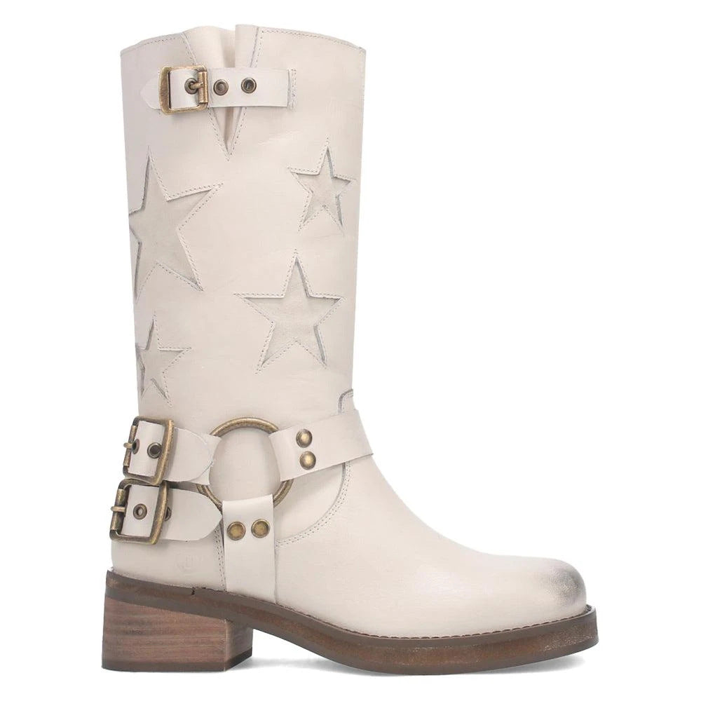 Bottines à boucle de ceinture cousue