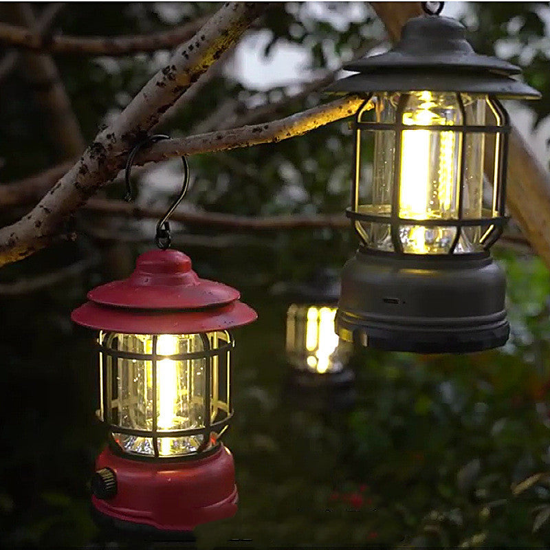 Lampe d'ambiance LED de recharge pour le camping en extérieur
