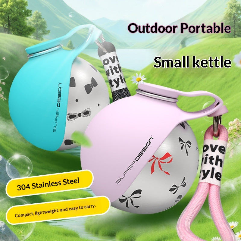 Gobelet d'eau portable créatif en acier inoxydable pour animaux de compagnie, idéal pour les petits chiens. Distributeur d'eau pratique pour chiots, parfait pour les voyages.