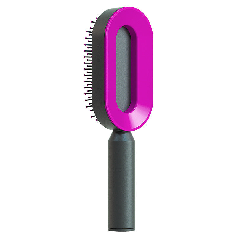 Brosse à cheveux autonettoyante pour femmes, nettoyage en une seule étape, anti-chute de cheveux, massage du cuir chevelu par airbag, peigne antistatique.