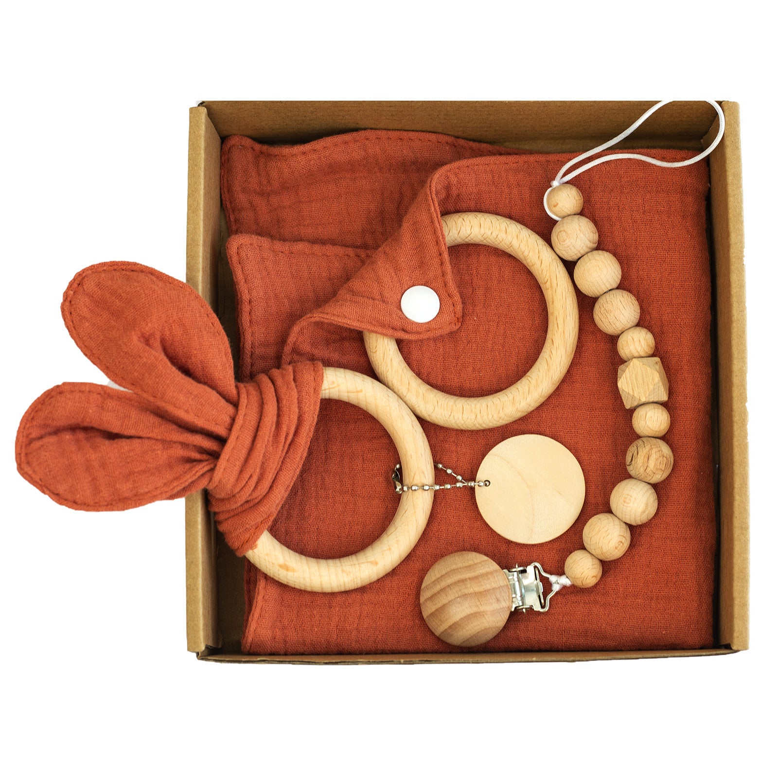 Coffret cadeau de jouets de dentition pour bébé