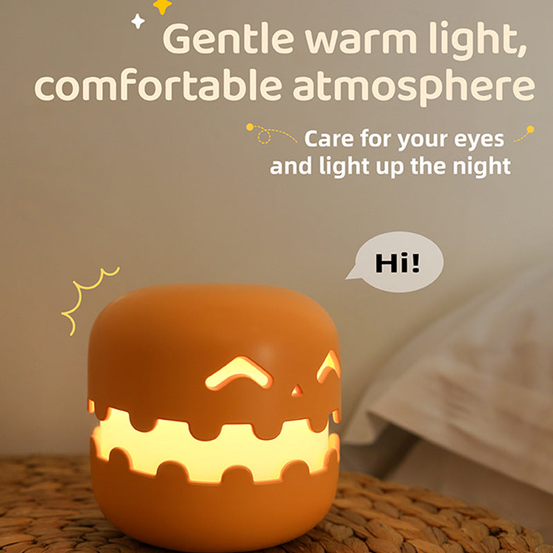 Lampe citrouille de chevet, décoration d'Halloween amusante, lumière d'ambiance pour chambres et salons, cadeau d'anniversaire pour enfants, décorations d'Halloween