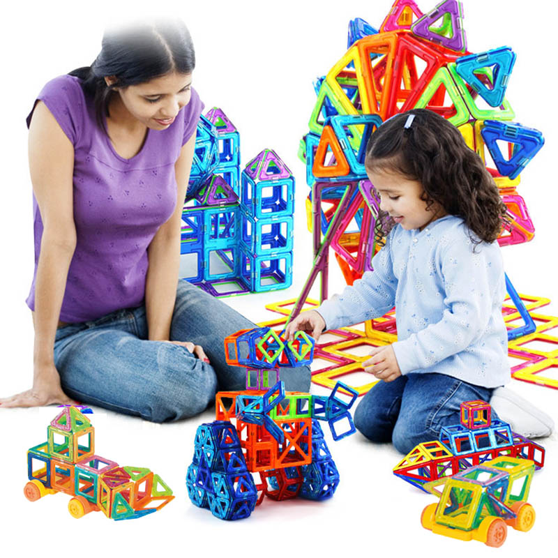 Blocs de construction magnétiques à monter soi-même, jouets magnétiques pour enfants, ensemble de construction design, cadeaux pour enfants